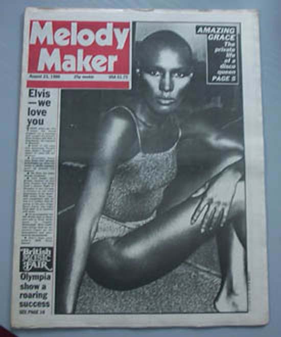 GRACE JONES - Melody Maker