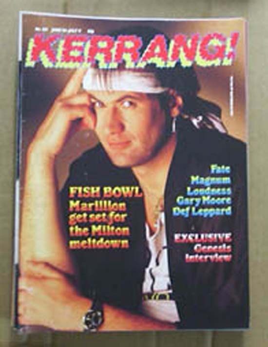 MARILLION - Kerrang No.123