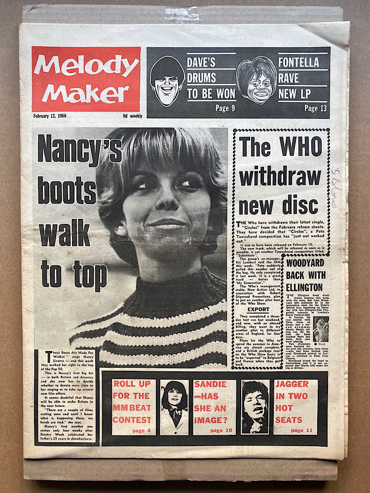 NANCY SINATRA - MELODY MAKER