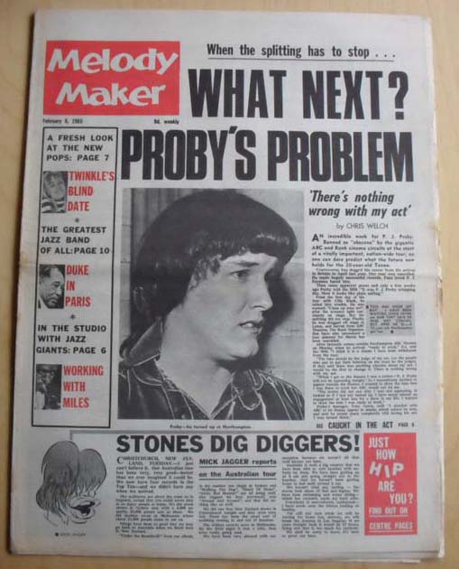 P J PROBY - MELODY MAKER
