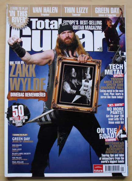 ZAKK WYLDE - TOTAL GUITAR #144