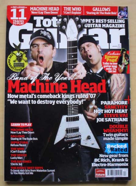 MACHINE HEAD - TOTAL GUITAR #170