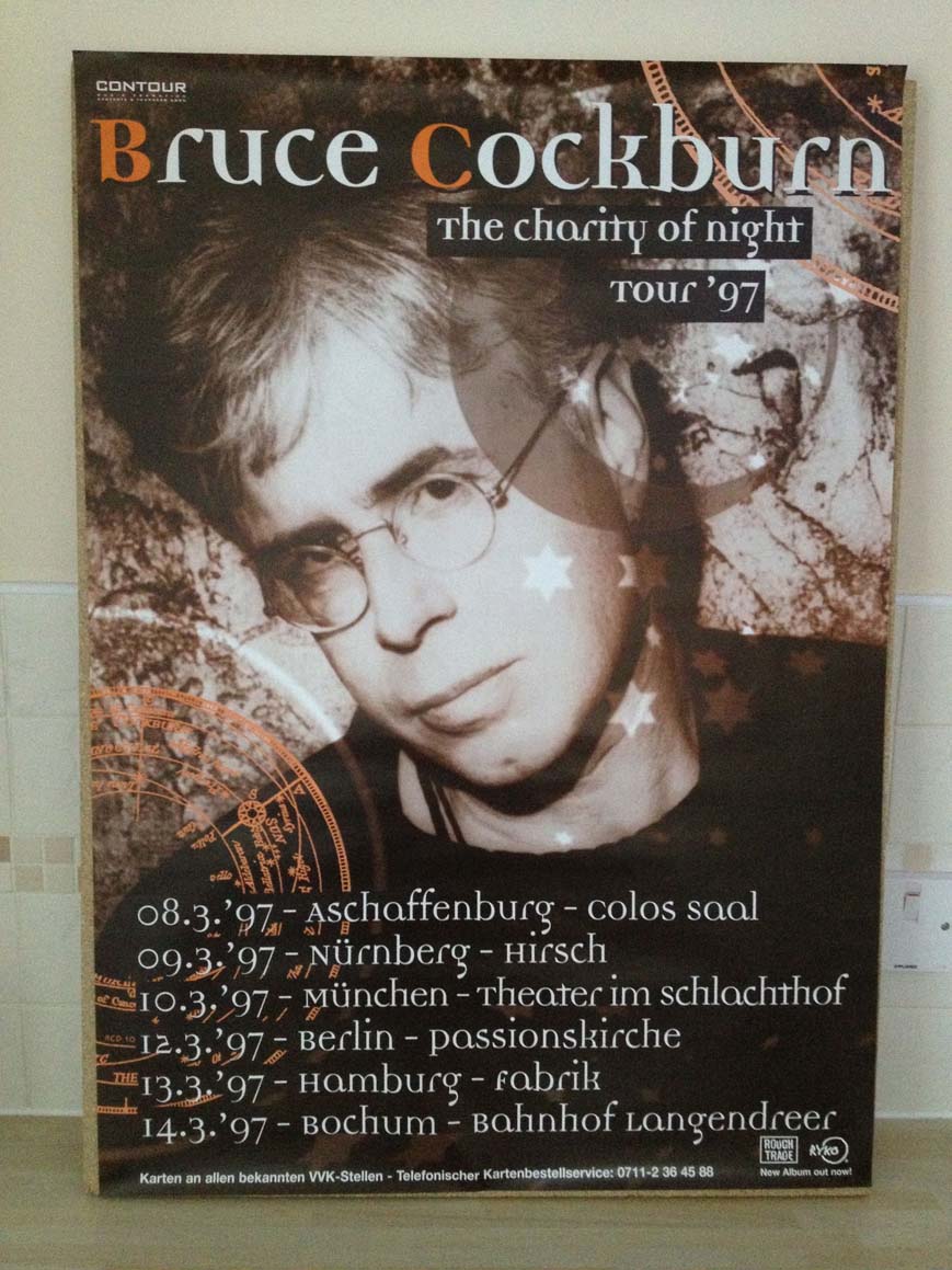 BRUCE COCKBURN - Charity Of Night Tour 1997