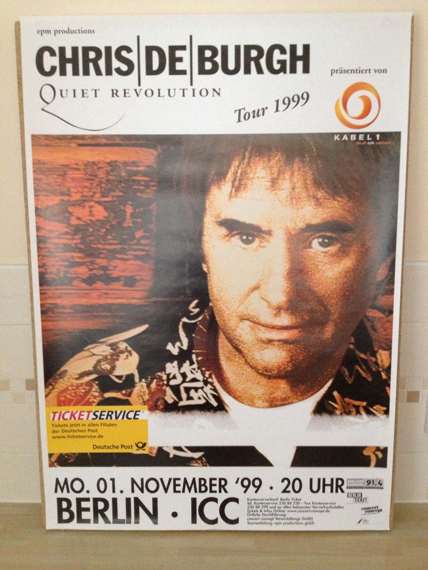 CHRIS DE BURGH - Quiet Revolution Tour 1999
