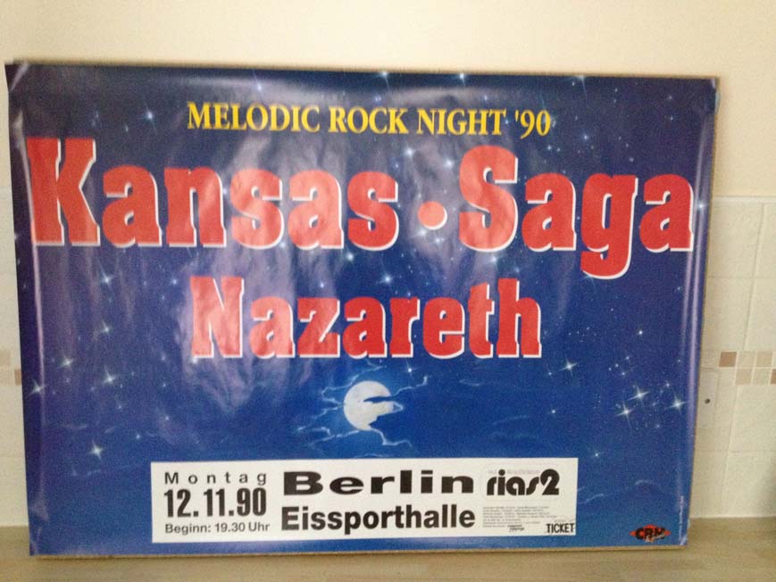 KANSAS/SAGA/NAZARETH - MELODIC ROCK NIGHT 1990