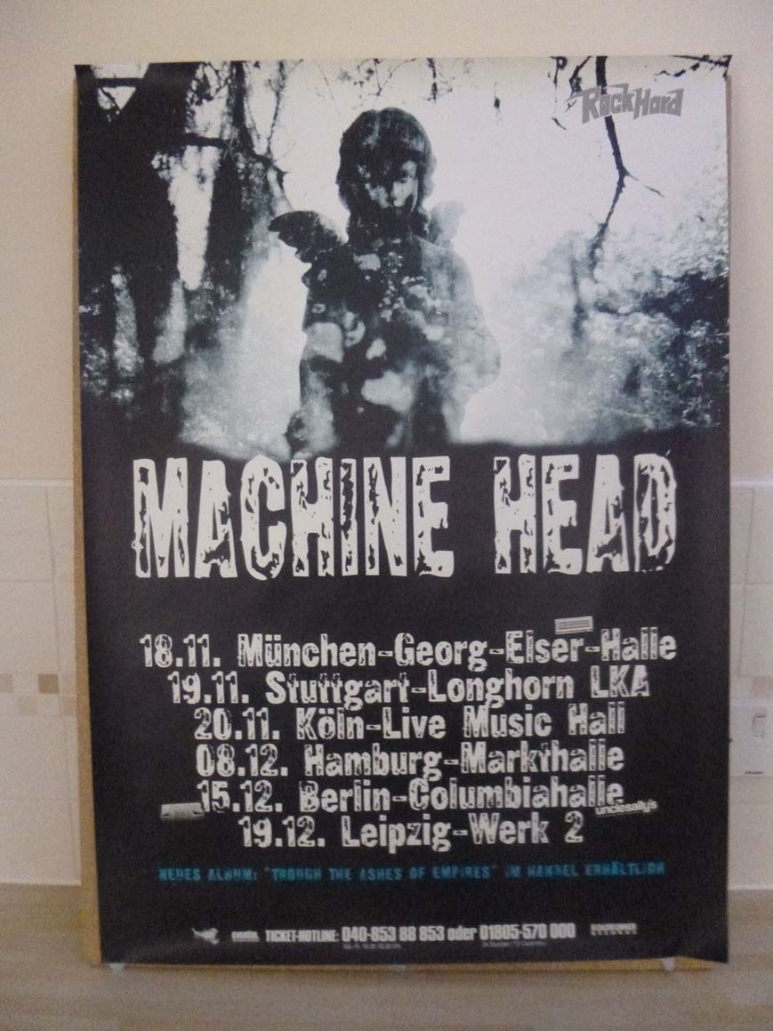 MACHINE HEAD - THROUGH THE ASHES OF EMPIRES TOUR