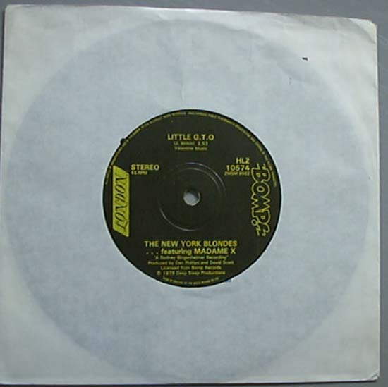 New York Blondes Feat. Madame X - Little Gto - Uk