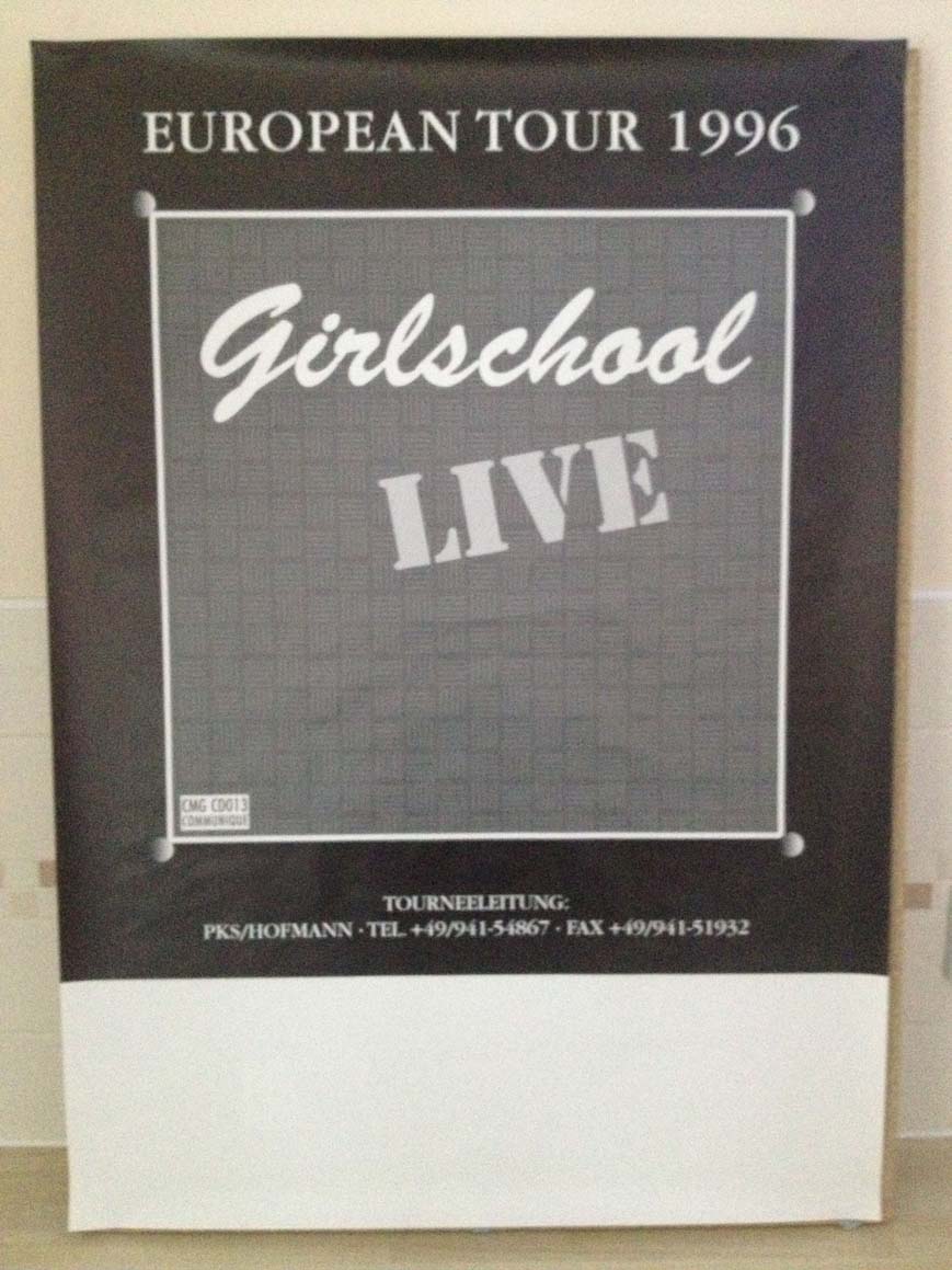 GIRLSCHOOL - European Tour 1996