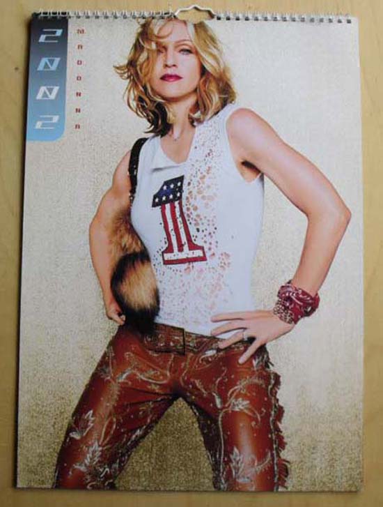 MADONNA - 2002 Calendar