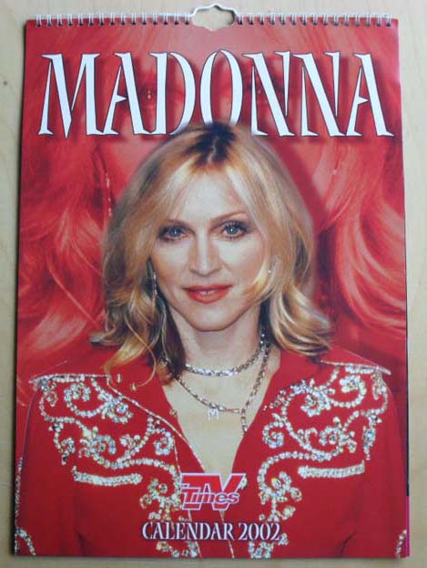 MADONNA - 2002 Tv Times Calendar