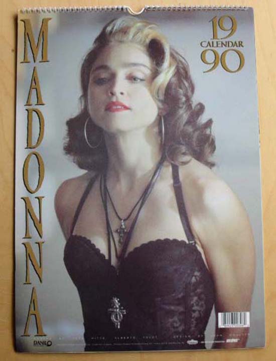 MADONNA - 1990 Calendar (b)