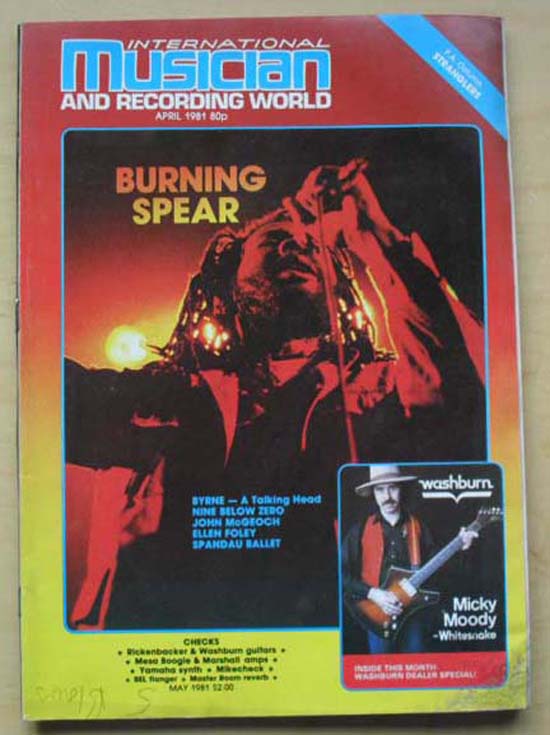 BURNING SPEAR - INTERNATIONAL MUSICIAN