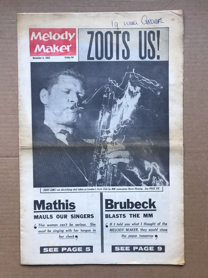 ZOOT SIMS - MELODY MAKER