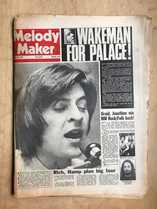 ALAN PRICE - MELODY MAKER
