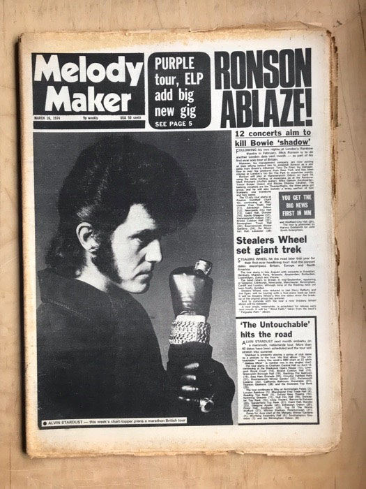 ALVIN STARDUST - MELODY MAKER