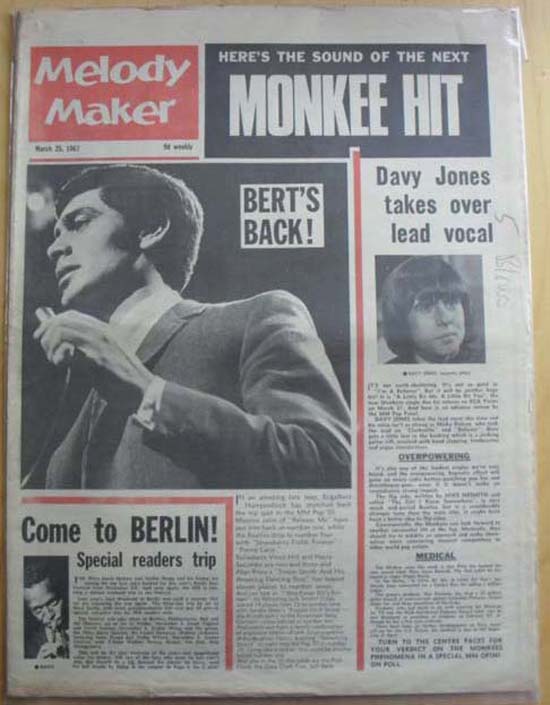 Melody Maker - ENGELBERT HUMPERDINCK
