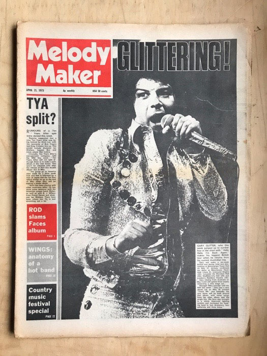 GARY GLITTER - MELODY MAKER