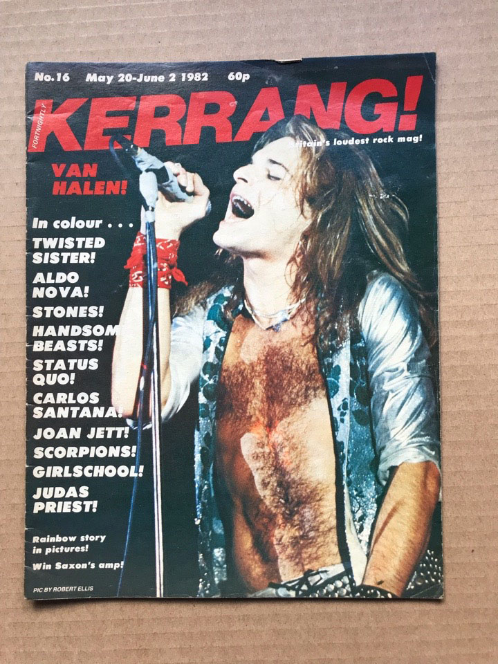 VAN HALEN - KERRANG NO.16