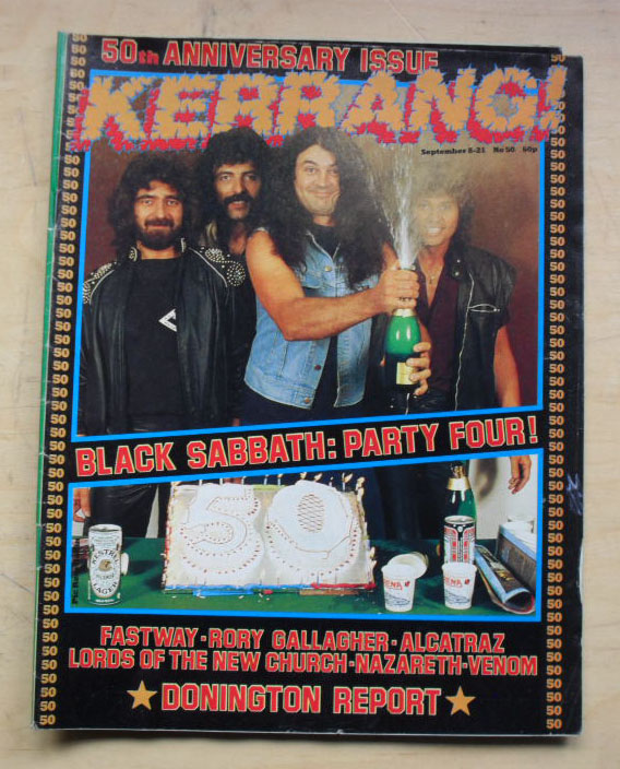BLACK SABBATH - Kerrang No.50