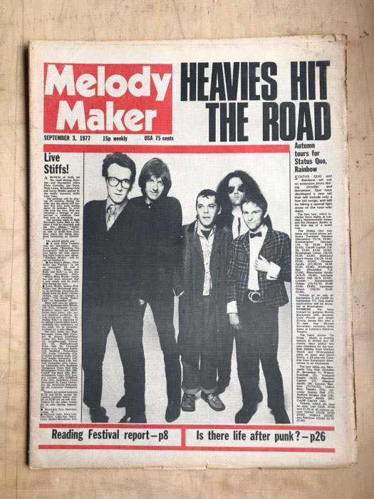 BUNCH OF STIFFS TOUR - MELODY MAKER