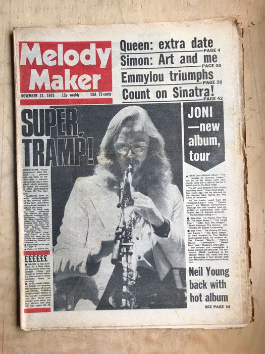 Melody Maker - SUPERTRAMP