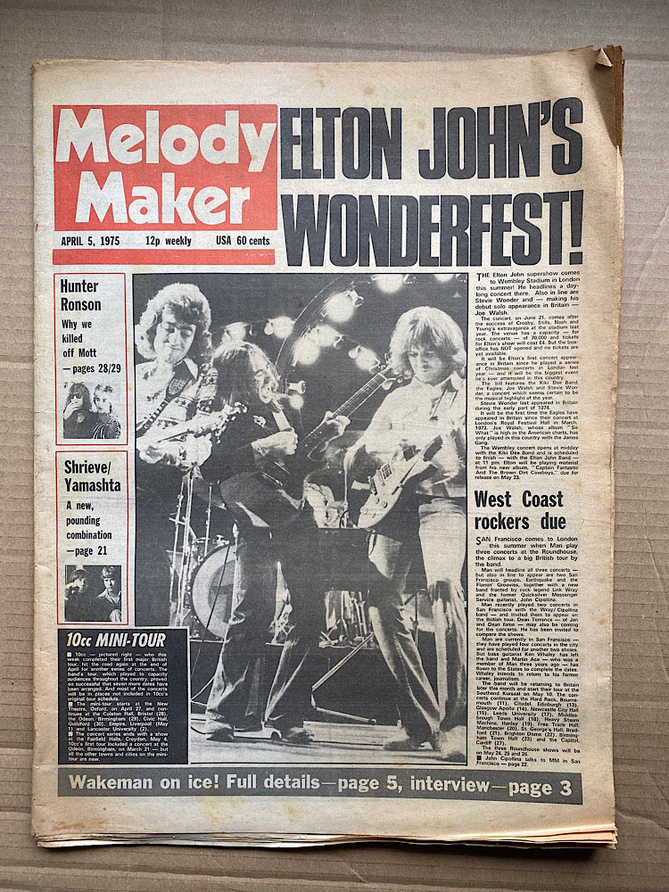 10CC - MELODY MAKER