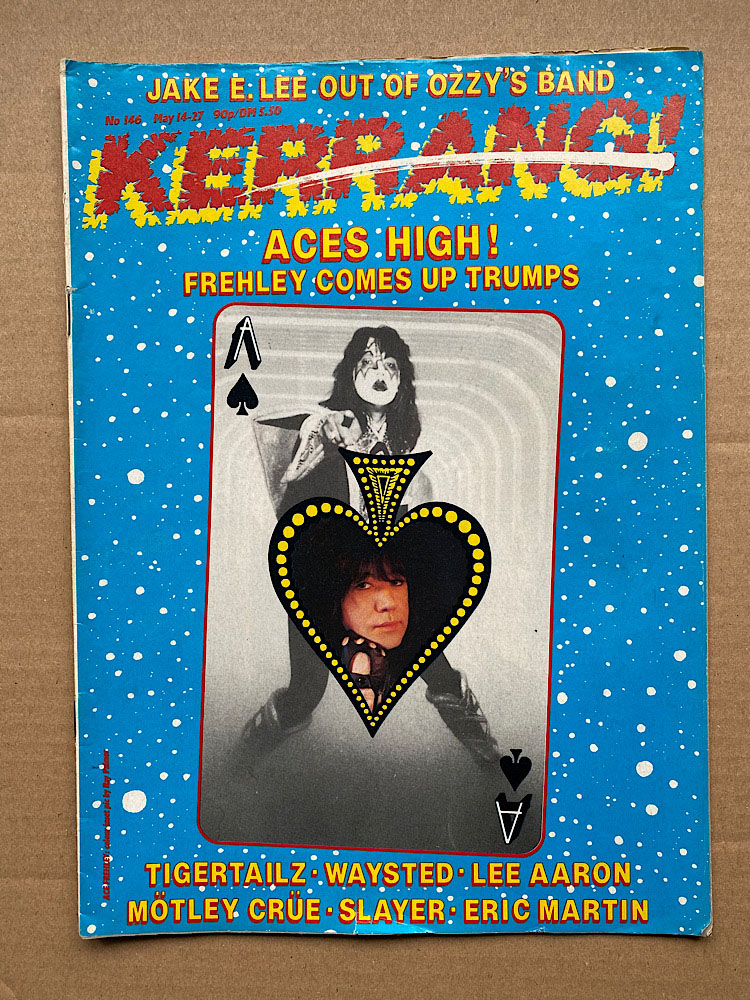 ACE FREHLEY - Kerrang No.146