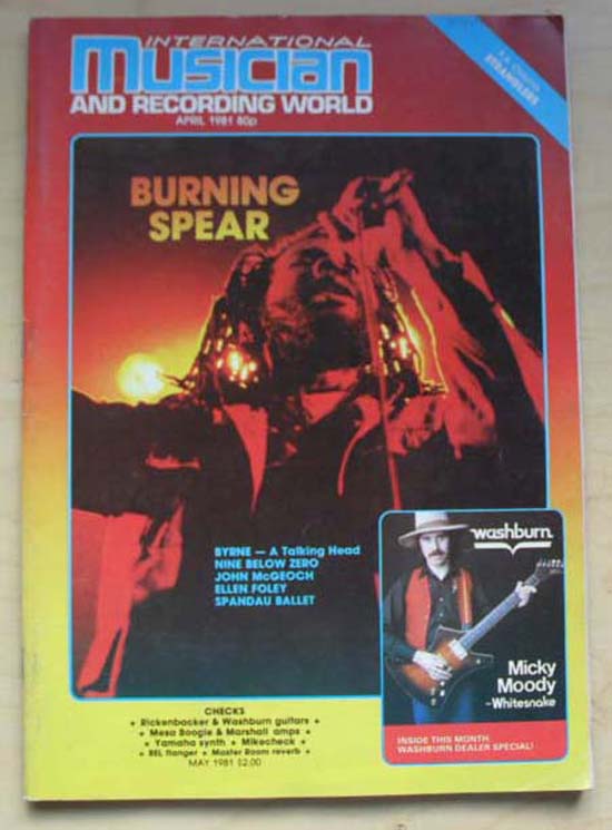 BURNING SPEAR - International Musician