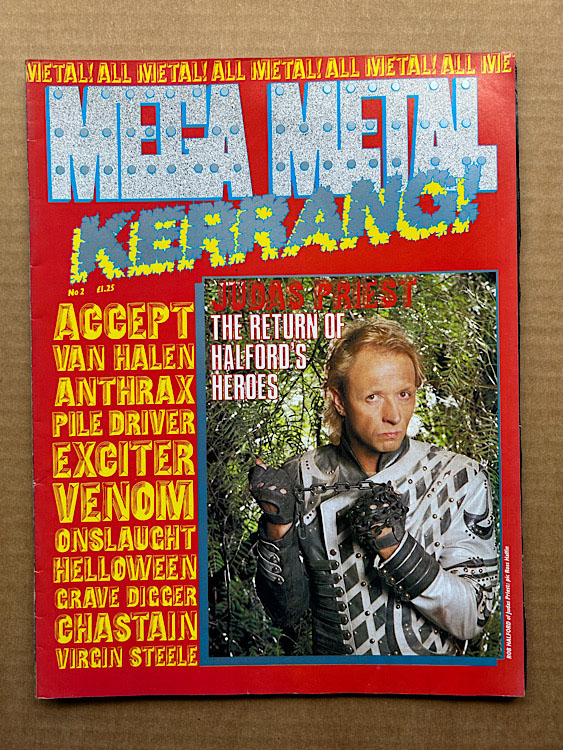 Judas Priest - Mega Metal Kerrang No.2 - Uk