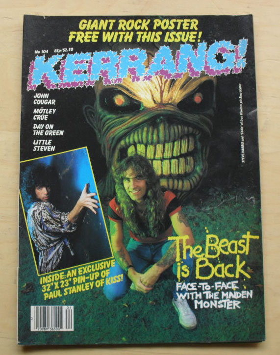 Iron Maiden Kerrang No.104 MAGAZINE