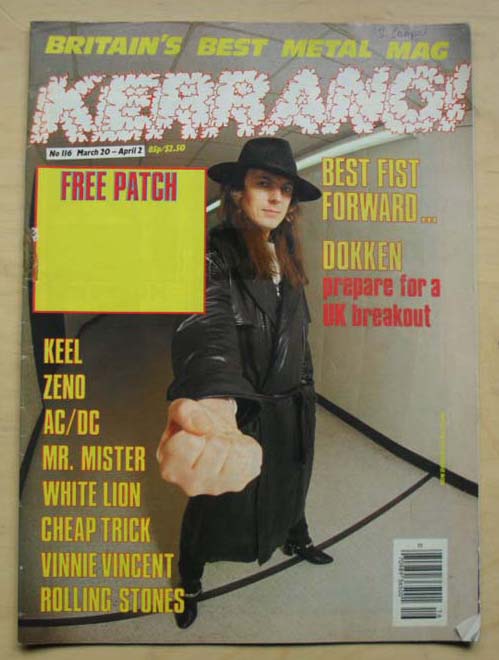 DOKKEN - Kerrang No.116