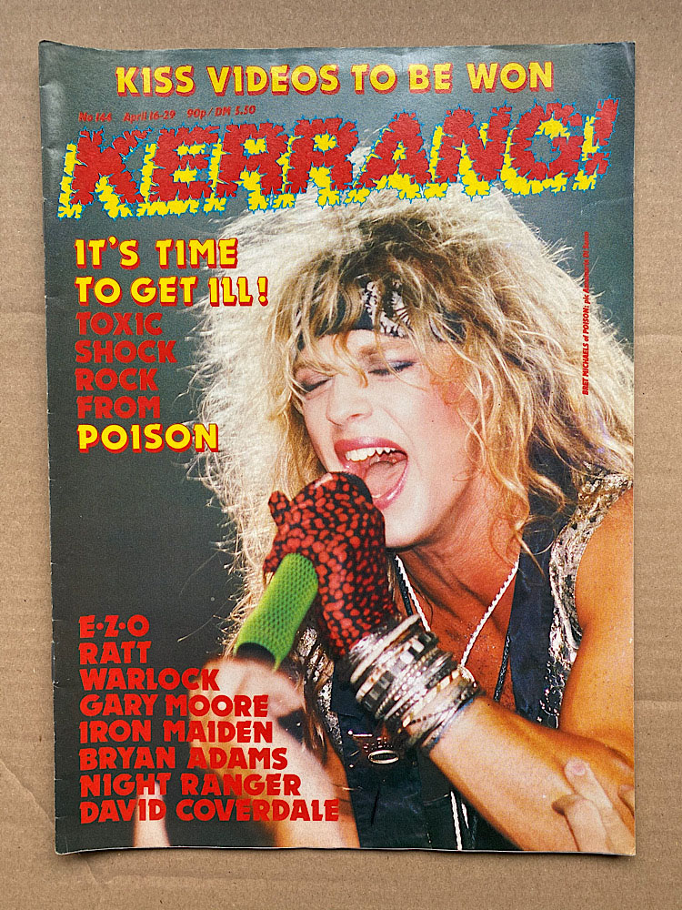 Poison Kerrang No.144 MAGAZINE