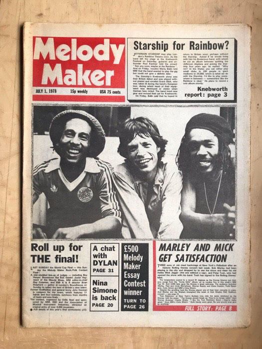 BOB MARLEY + MICK JAGGER - Melody Maker CD