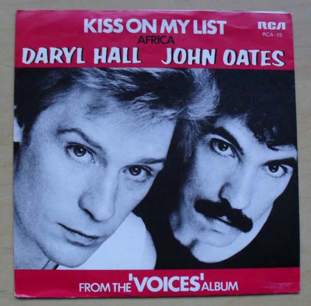 HALL + OATES - KISS ON MY LIST