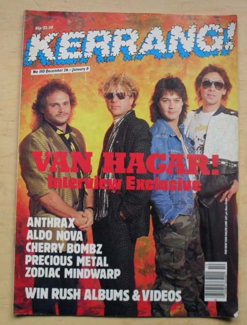 VAN HALEN - KERRANG NO.110