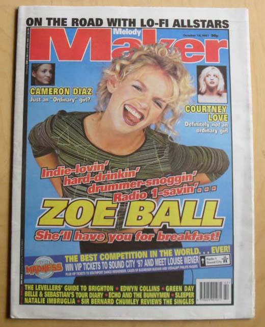 ZOE BALL - MELODY MAKER