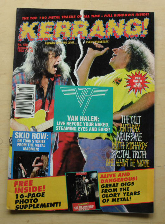 VAN HALEN - Kerrang No.428