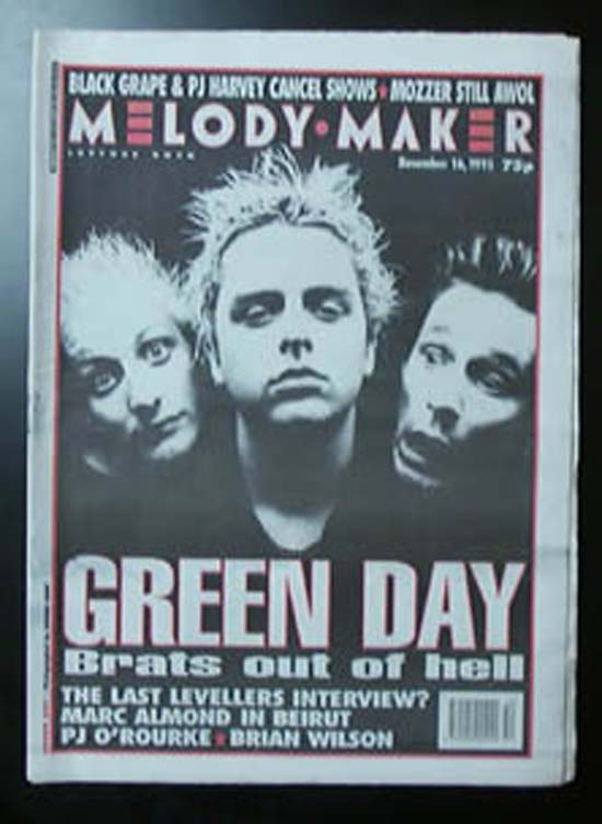 GREEN DAY - MELODY MAKER