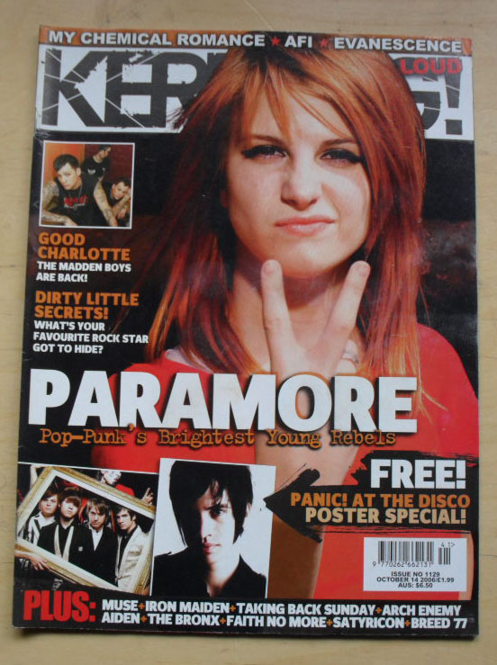 PARAMORE - KERRANG NO.1129