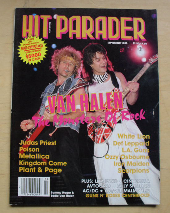 VAN HALEN - HIT PARADER