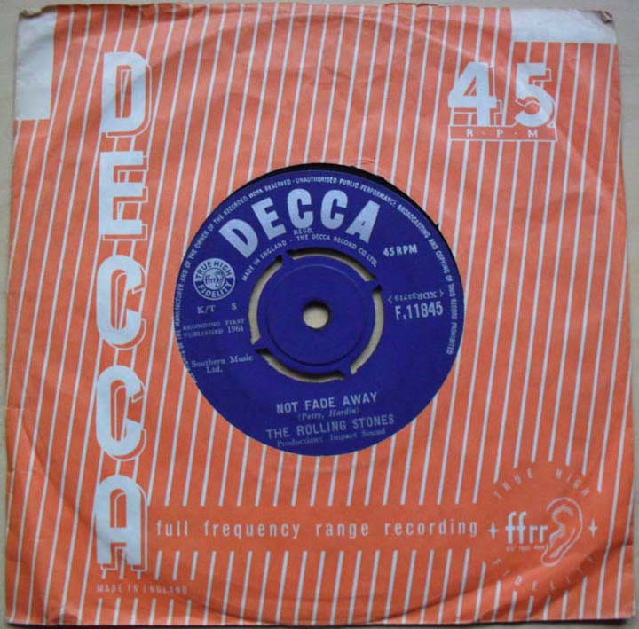 ROLLING STONES - Not Fade Away Single