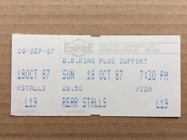 B B KING - LIVERPOOL EMPIRE