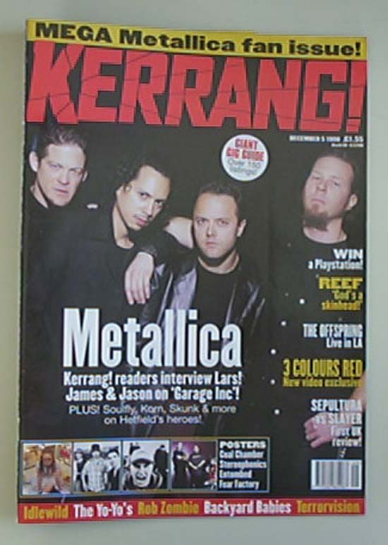 METALLICA - Kerrang No.728