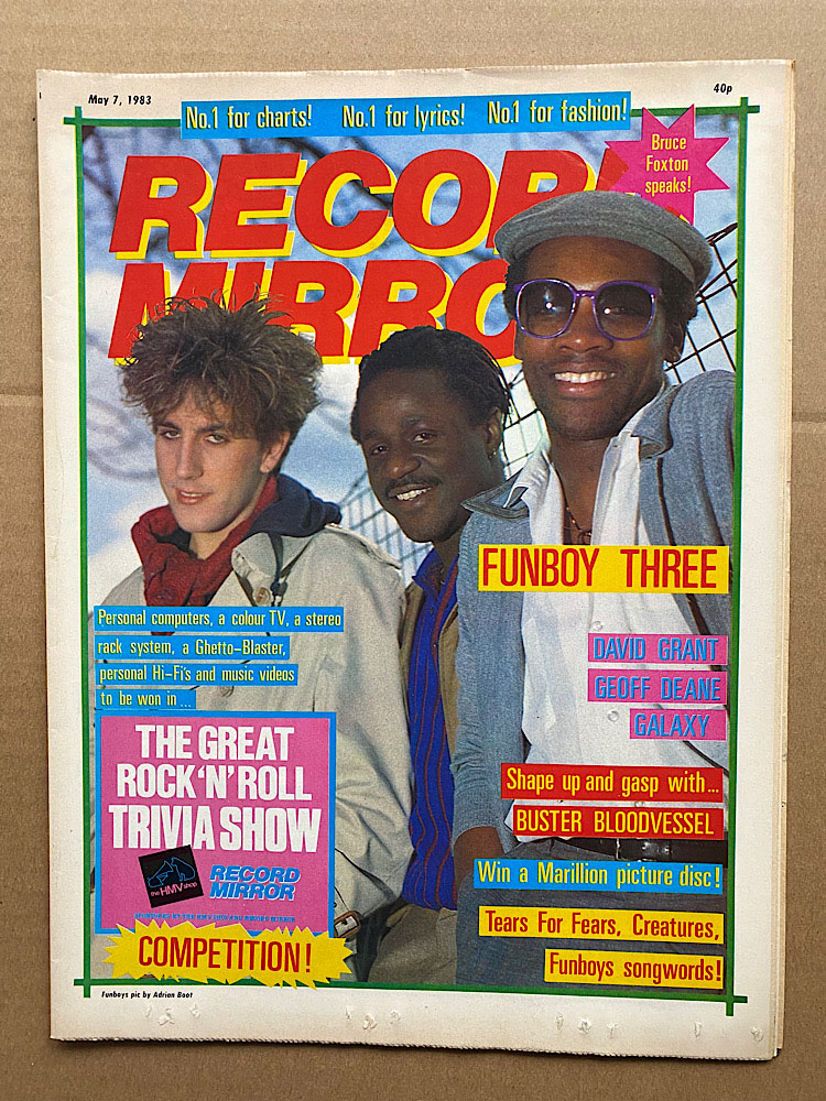 FUN BOY THREE - RECORD MIRROR