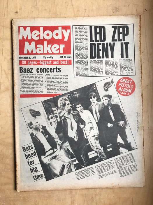 Melody Maker - Uk listings