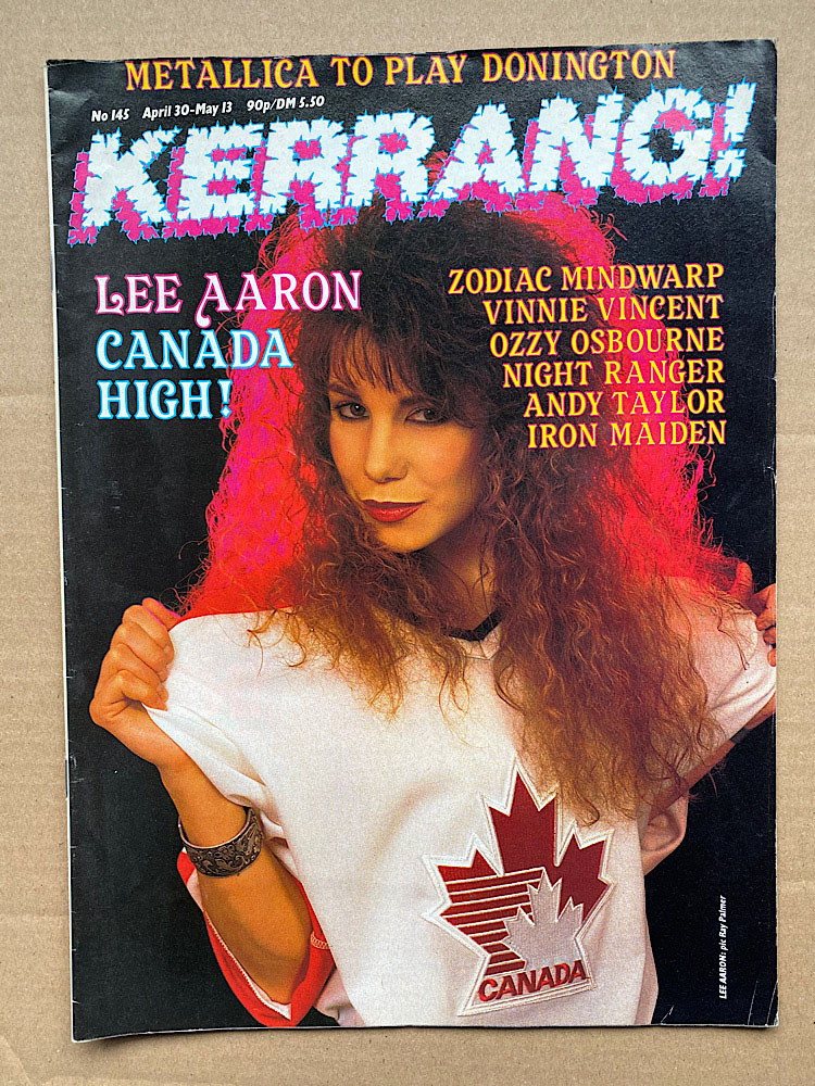 LEE AARON - Kerrang No.145