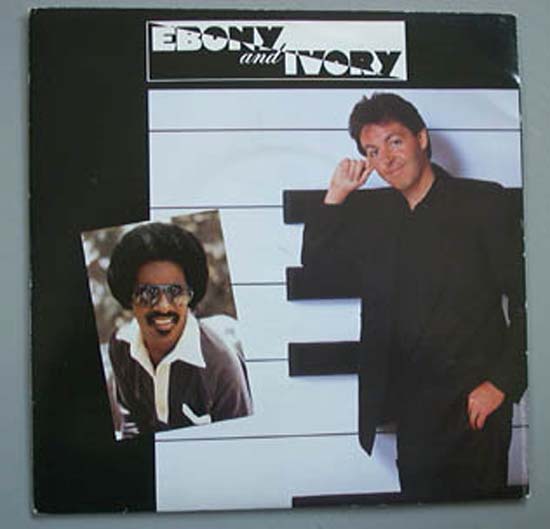 Mccartney, paul + Stevie Wonder - Ebony And Ivory - Uk