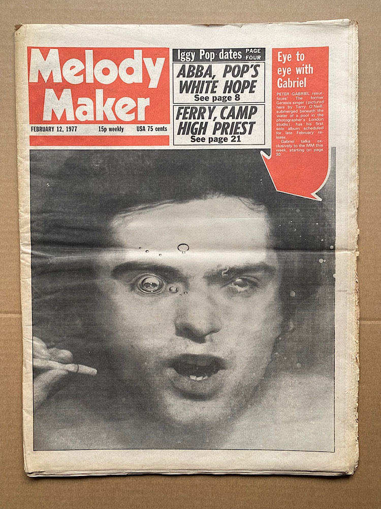 PETER GABRIEL - Melody Maker Album
