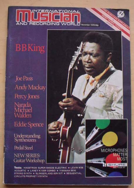 B B KING - INTERNATIONAL MUSICIAN