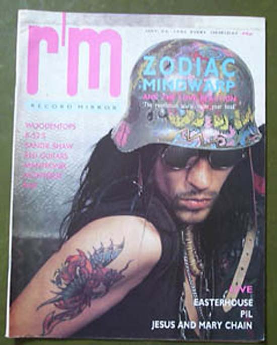 ZODIAC MINDWARP - RECORD MIRROR